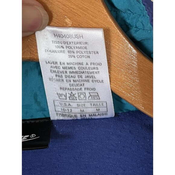 Nike Vintage 80's Jogger Leisure Track Windbreaker, Colorblock Women's SZ Medium - Picture 11 of 13